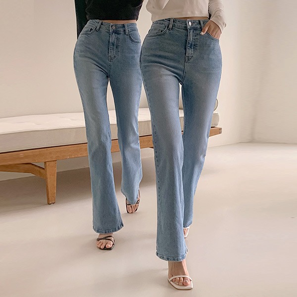 [6천장돌파][XS-L][마네킹핏🖤!][made] Premium Better Jeans (No.P027) 쥔장추천 비율핏 롱부츠컷 [2Types기본/롱(+5cm)] (클래식코지블루) (가을/간절기/데일리/청바지)