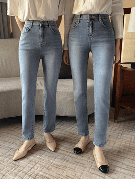 [1만장돌파][S-L/자동보정데님👖][made]  Better Jeans (No.45) 슬림스트레이트 (애쉬마일드블루) 신상/데님/여성데님/팬츠/여성팬츠/봄/봄신상/베스트/여성/데일리