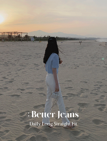 [made] #베니토특가,  Better Jeans (No.111) 데일리 롱 스트레이트 (아이보리) 신상/베스트/간절기/봄여성/데일리/팬츠/롱팬츠/스트레이트팬츠/일자핏팬츠/일자팬츠/와이드팬츠/데일리룩